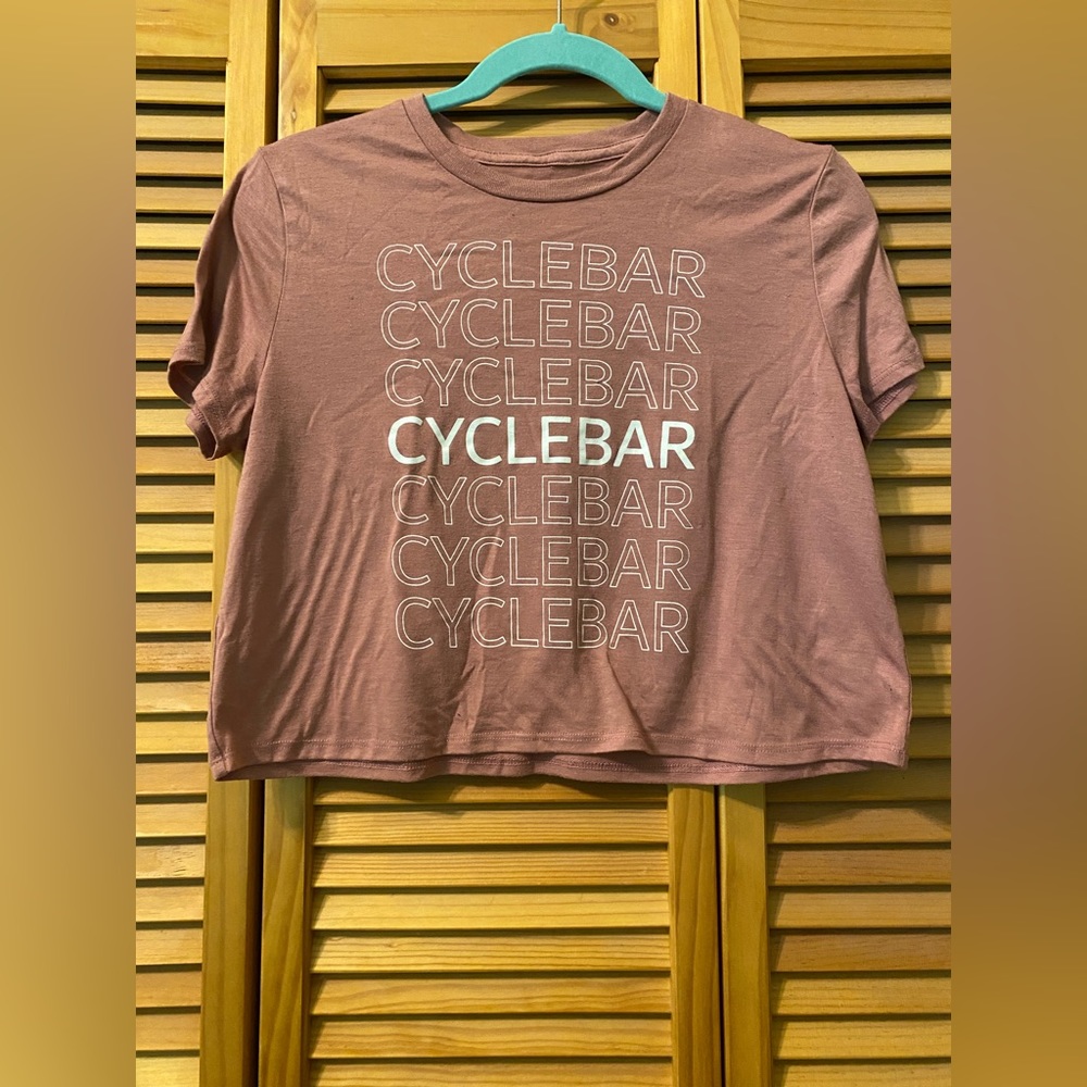 Cycle Bar Cropped Tee